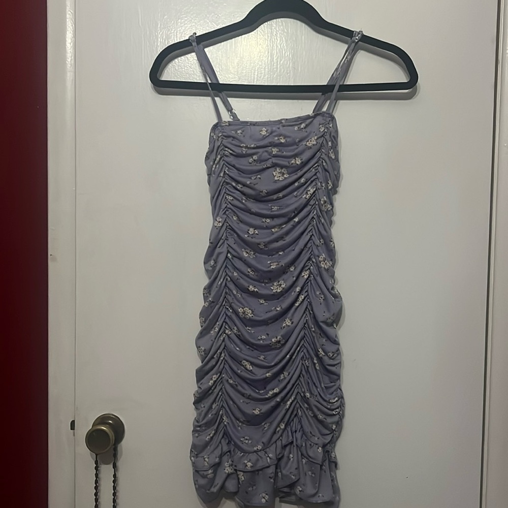 Light floral purple dress